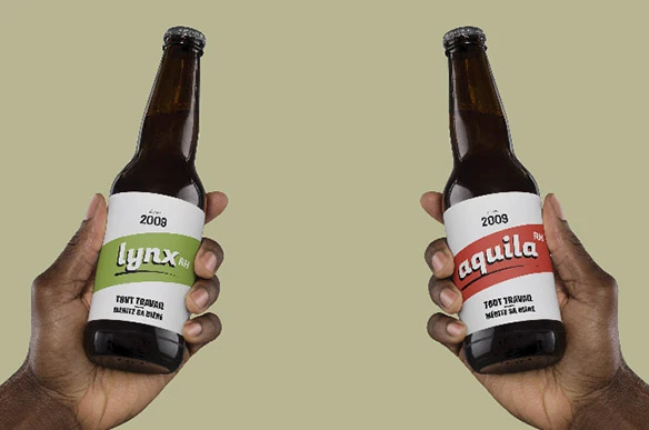 Création sur l'étiquette de bière pour les sous-marques du groupe Alphyr - Raphaëlle Moreau communication & évènementiel externalisée pays de Lorient